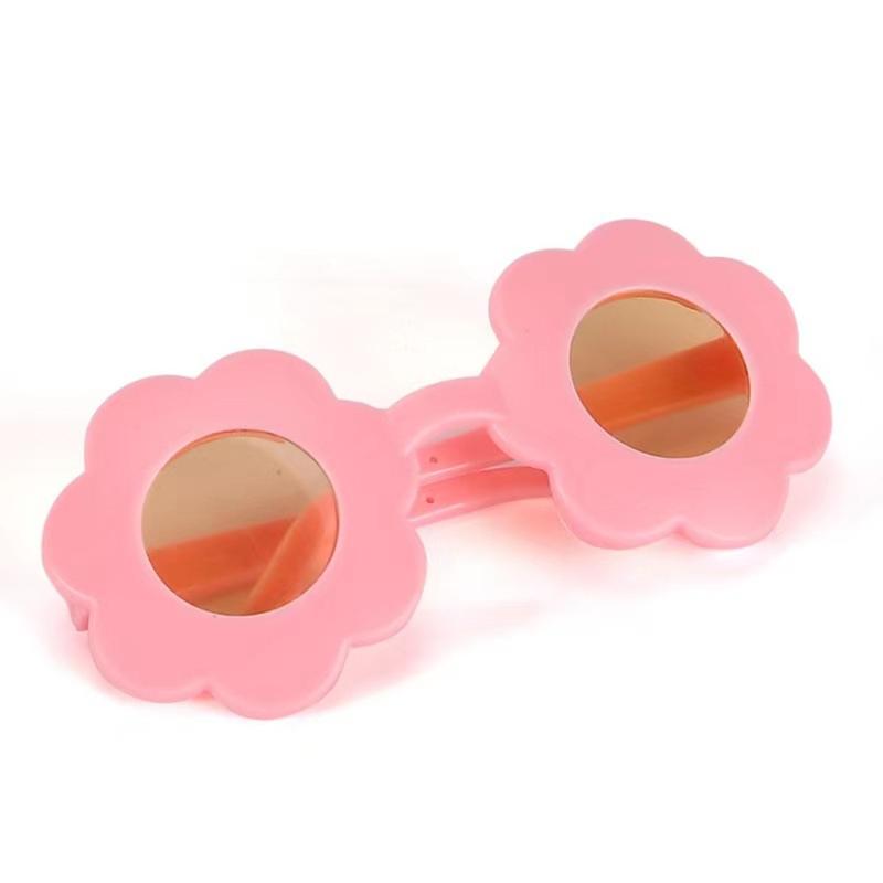 Product Introduction of 2pcs/set Play House Toy Doll Sunglass Retro Cool Doll Glasses Round Frame Fashion Styles Mini Plastic Heart Glasses Retro Multicolor Mini Plastic Glasses for Doll Kids Toy 13
