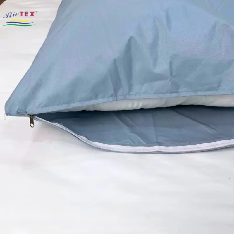 Vỏ Gối Chống Thấm Momo, Có Khóa Kéo Bảo Vệ Ruột Gối chống nấm mốc Dành Cho Gia Đình, KS..Kích thước 40x60, 50x70, 35x100cm 1