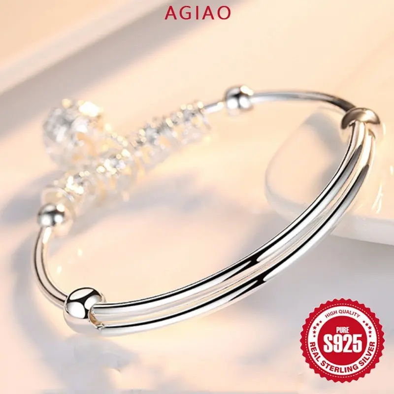 AGIAO Gelang Loncat Manik Wanita Perak 925 1