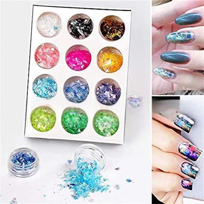 Product Introduction of 12 Color Glitter Acrylic Powder Nail Kit, 1 Set Nail Art Set with Tools for DIY Enthusiasts, Durable Nail Supplies & Decorations for Beginners & Pros & Salon 5