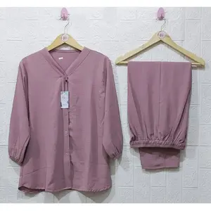 PromoTERBARU SETELAN ANDIN CRINGKEL PREMIUM/SETELAN WANITA KEKINIAN/SETELAN POLOS