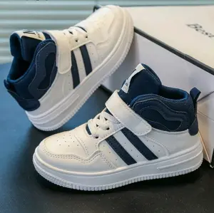 Sepatu Anak Import M Fashion stripe Navy