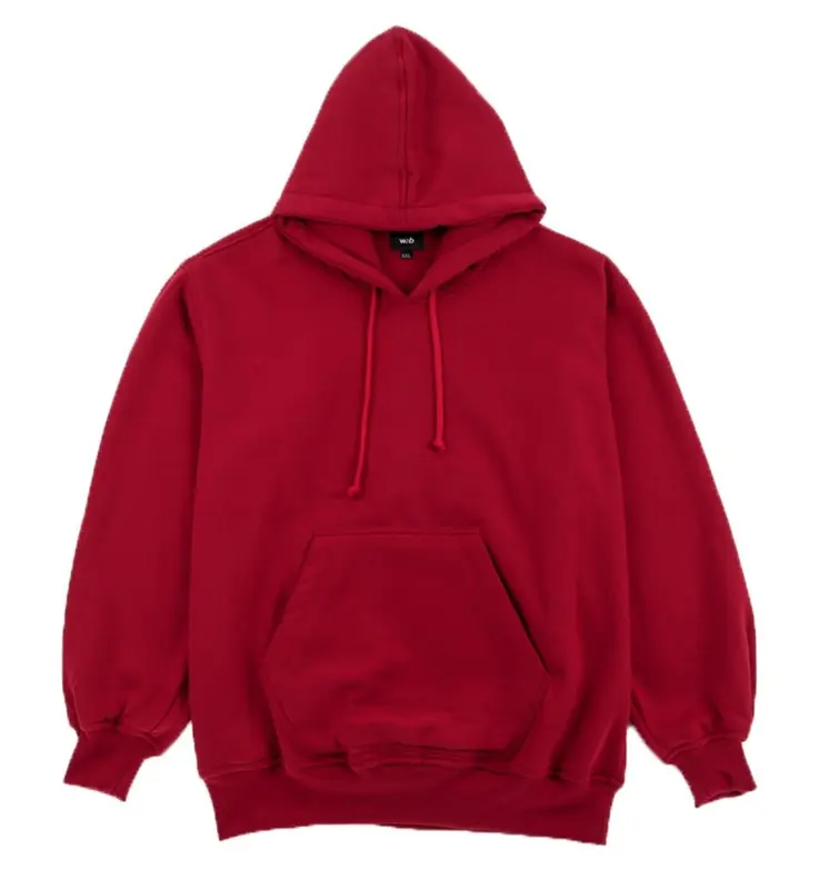 WNB Basic Sweater Hoodie Polos Pria Cowok Red / Merah 0
