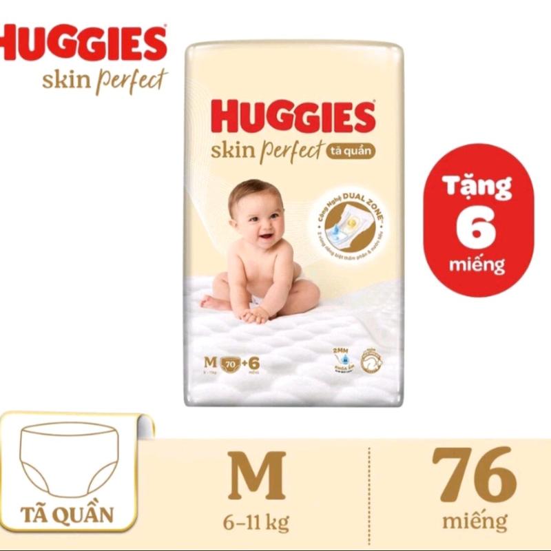 Tã quần Huggies Skin Perfect M76 L66 XL58 XXL54