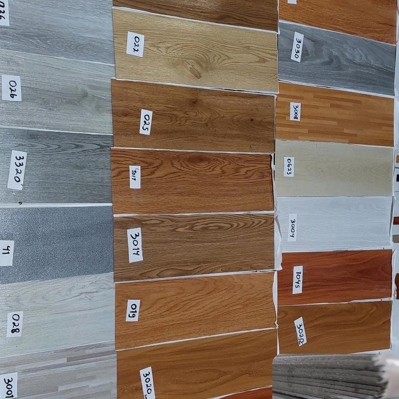 PARKET VYNIL LANTAI KAYU VYNIL STIKER LANTAI PREMIUM BAHAN PVC ZAMIN TEBAL UK 91.4 X 15.2CM Lem 1