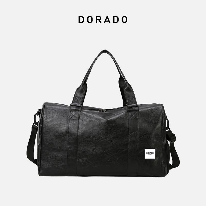 Túi da cao cấp DORADO DORDL002 sang trọng cỡ lớn đựng 10-15 bộ đồ có ngăn để giày riêng biệt quai chắc siêu bền