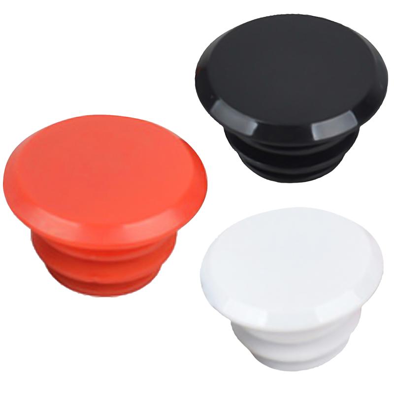 Tay lái cao su đi xe đạp leo núi, Bộ 2 cái, Nút Chặn Cuối 17-22mm, Mũ Cắm 5