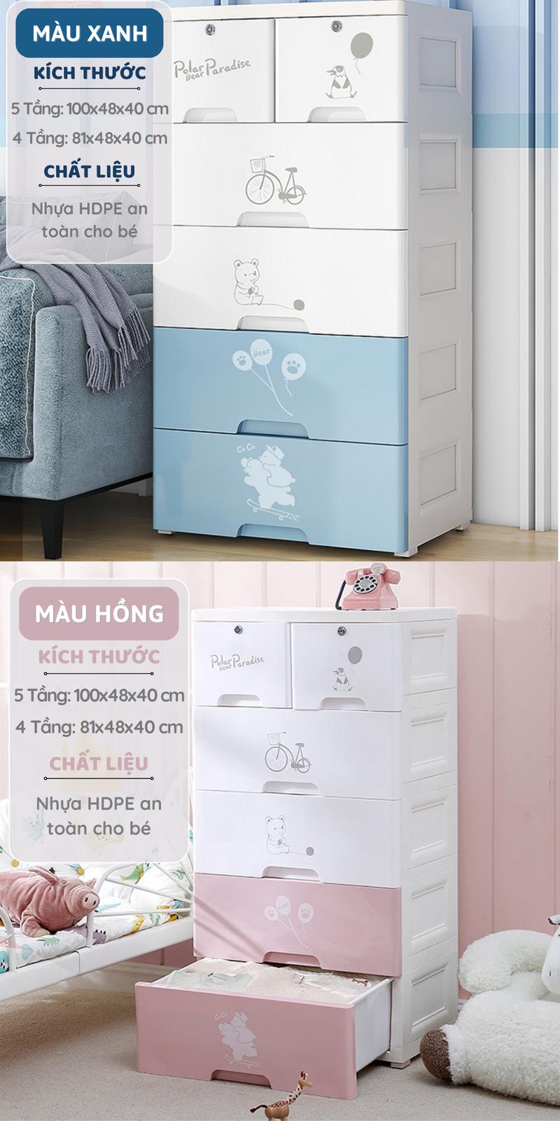Product Introduction of [ĐA KHO] Tủ Quần Áo Nhựa Nhiều Ngăn Có Bánh Xe ,Tủ Nhựa Cho Bé Pakey Mẫu Mới Nhất 2024 26