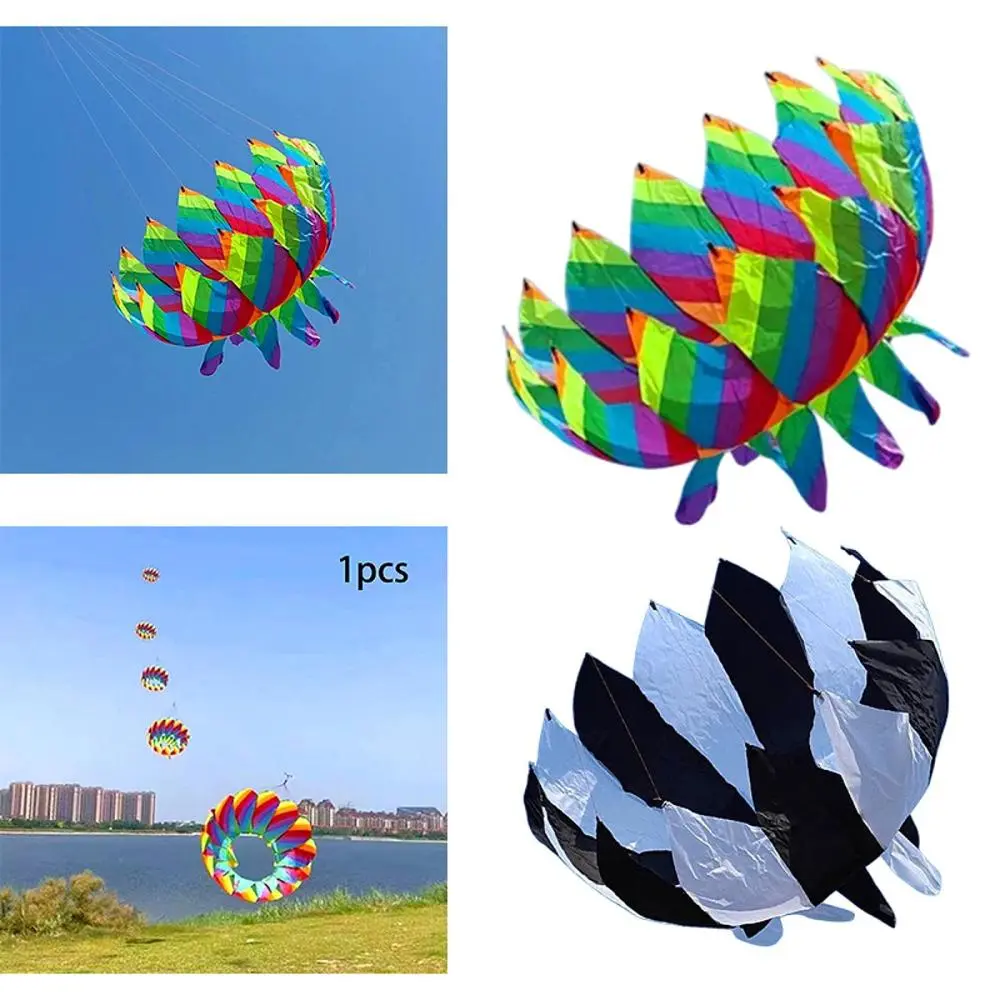 Flying Kites Big Kite Huge Diameter 70cm Flight Toys Easy to Fly Soft Soft Kite Beach Kite for Outdoor Trip Beginners Summer