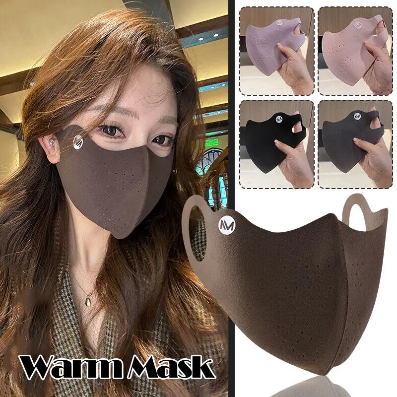 Stereoscopic Support Warm Windproof Respirator Velvet Cold Dustproof Face Mask