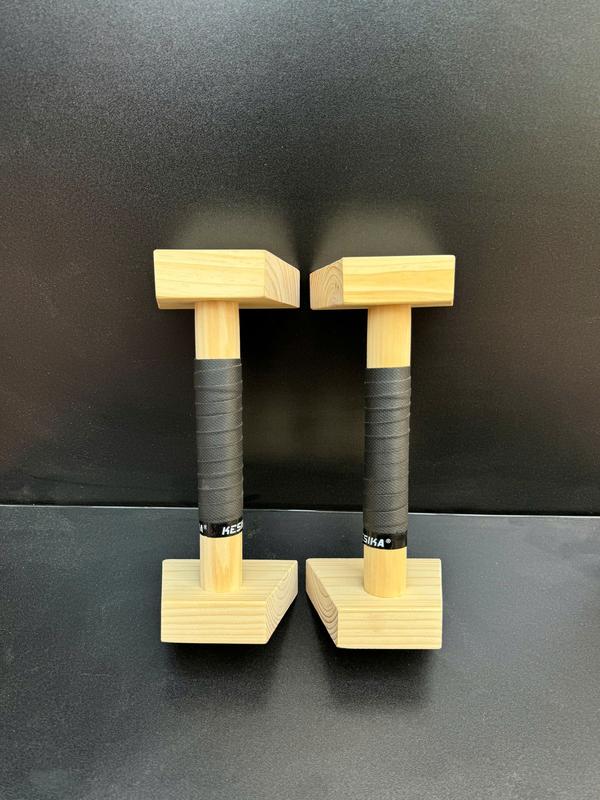 PARALLETTES GỖ - DỤNG CỤ HÍT ĐẤT CHỐNG ĐẨY BẰNG GỖ THÔNG CÓ ĐẾ CHỐNG TRƯỢT Xà Đơn