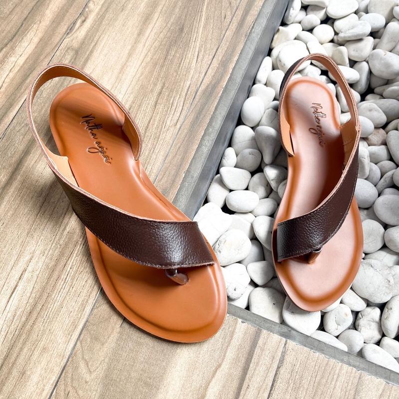 Sandal tali kulit asli 1