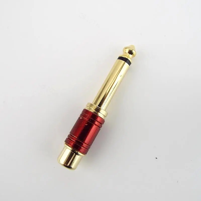 Bộ Chuyển Đổi Âm Thanh, Phích Cắm Mono Nam Giắc Cắm 6.5Mm Sang RCA Nữ, Đầu Nối Mạ Vàng, Ổ Cắm 6.35Mm Âm Thanh, Bộ Trộn Âm Thanh 1 / 4 ", VNB10 3