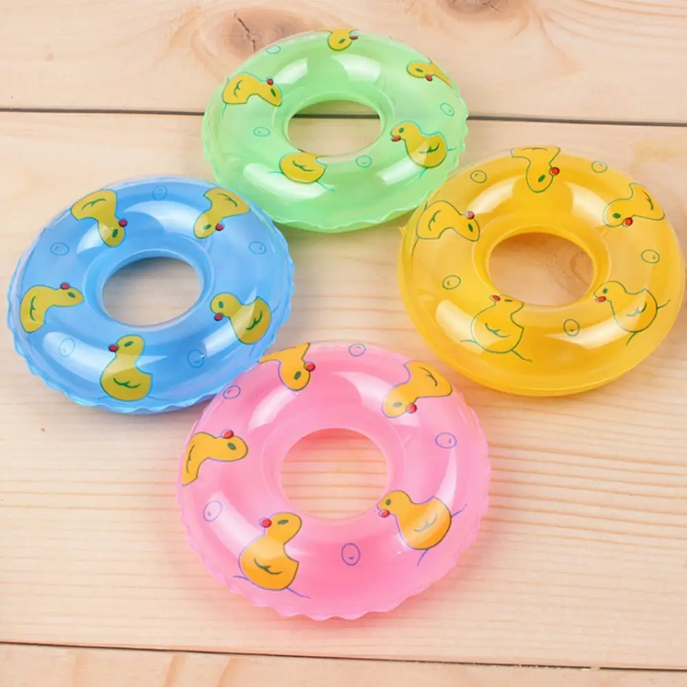 Đồ Chơi Phao Bơi Bơm Hơi, Kích Thước Nhỏ, Họa Tiết Vịt Vàng Dễ Thương, Dành Cho Trẻ Sơ Sinh Nam