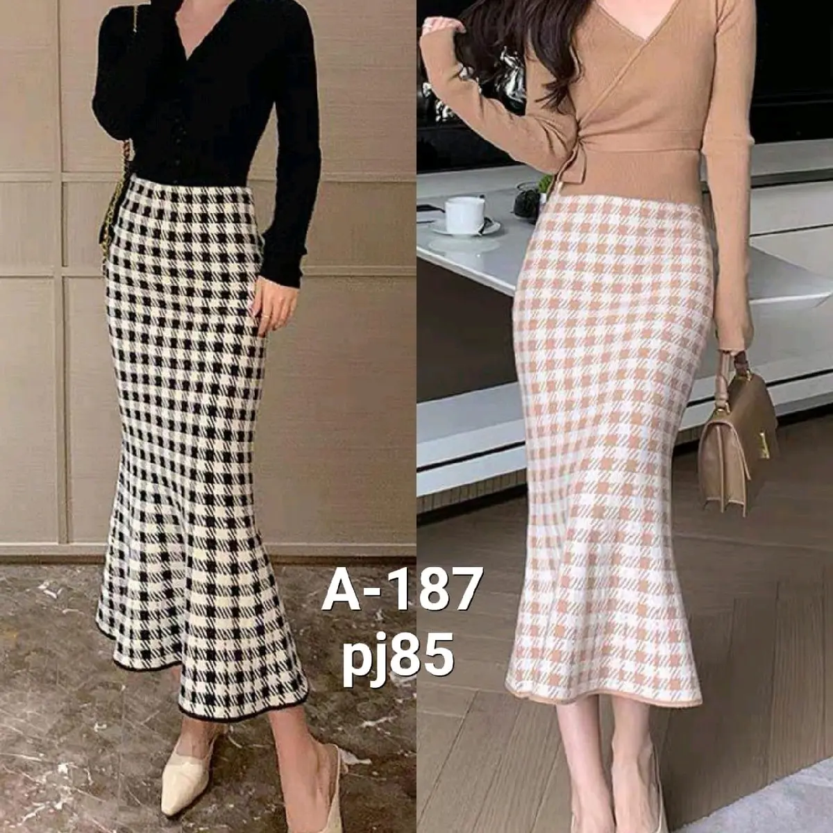 Rok Rajut Import duyung Wanita A.187