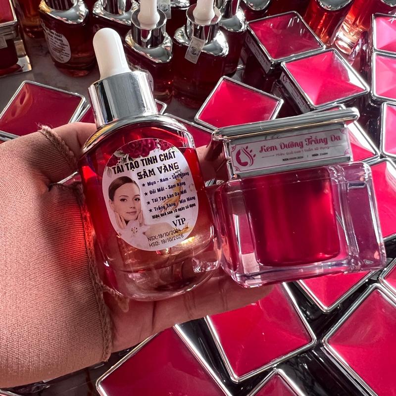 Combo tinh chất sâm vàng kem sâm 15gr