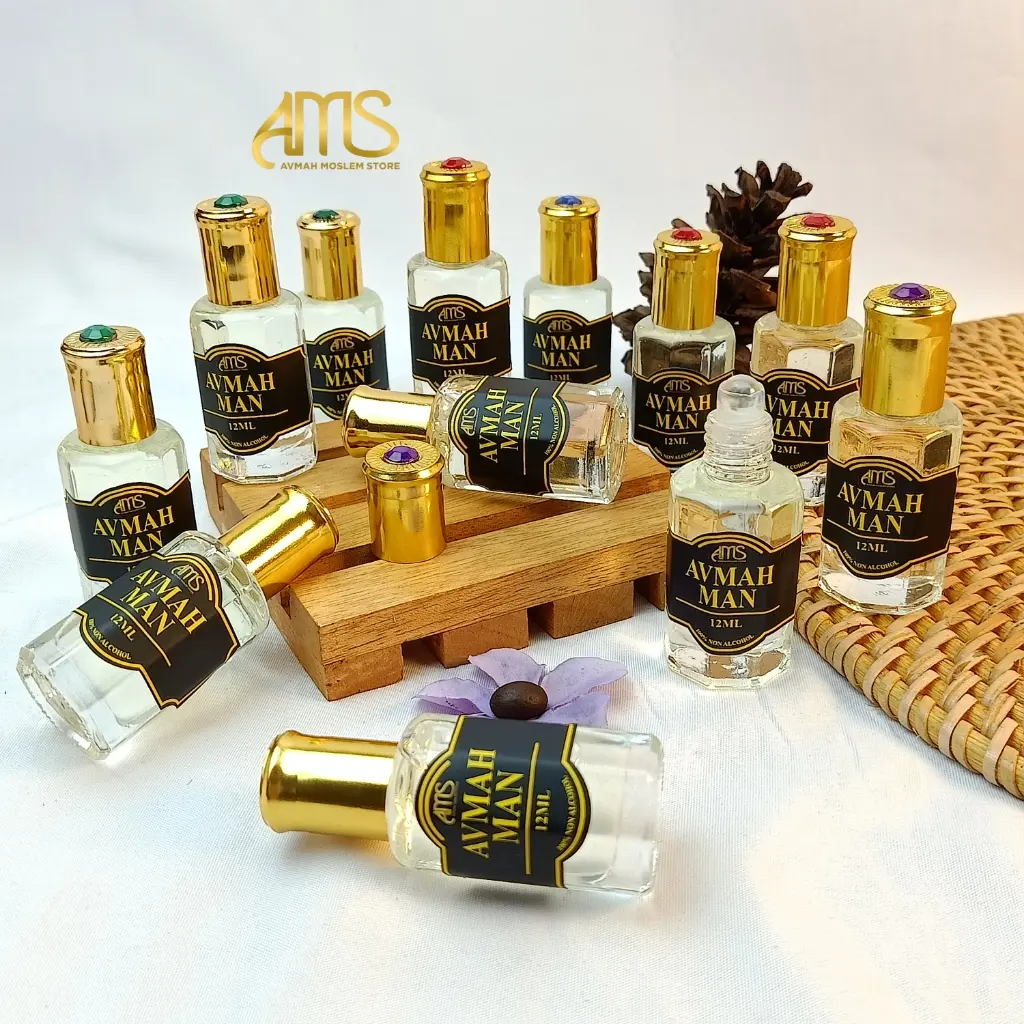 PARFUM AVMAH MAN 12ML  FULL BIBIT MURNI NON ALKOHOL (BY.AMS)