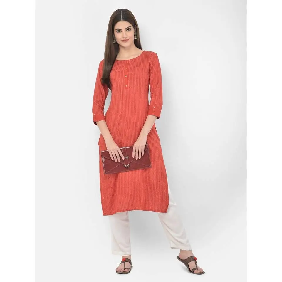 Váy Ấn Độ, Kurtas, Dành Cho Phụ Nữ, Bộ Sưu Tập Xuân / Hè, In Hoa, Phong Cách Dân Tộc, Áo Kurti, Quần Áo Nam Á, Mới Cho Năm 2025