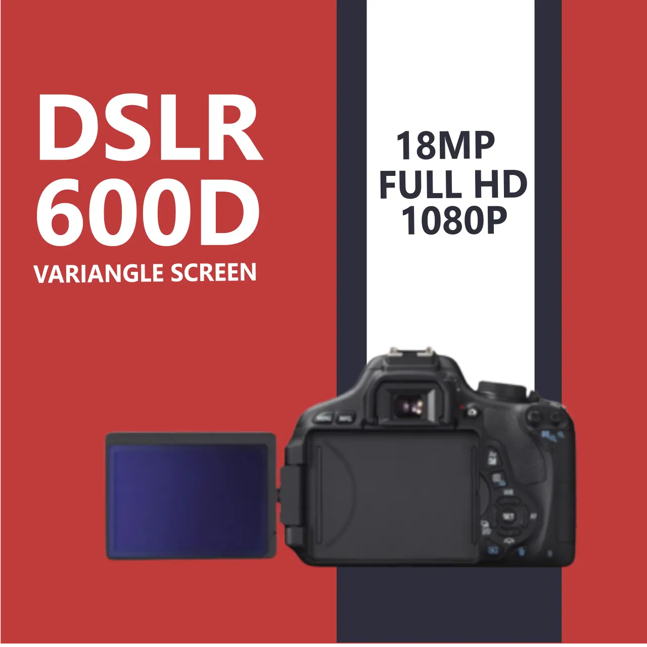 KAMERA 600D VARIANGLE SCREEN