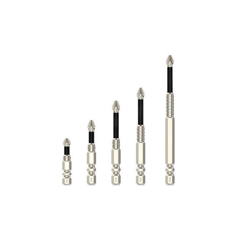 Product Introduction of Upgraded Non-slip PH2 Impact Driver Bit Set With Magnetic Phillips Screwdriver Tool 25-150mm 12