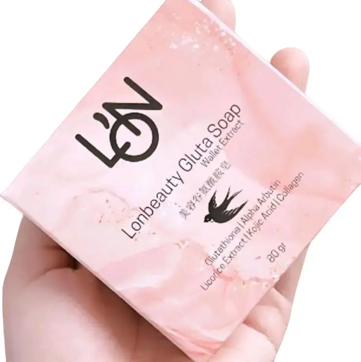 SABUN LON BEAUTY GLUTA SOAP Mandi Kering Mencerahkan Tubuh Membersihkan Pencerah Perawatan 0