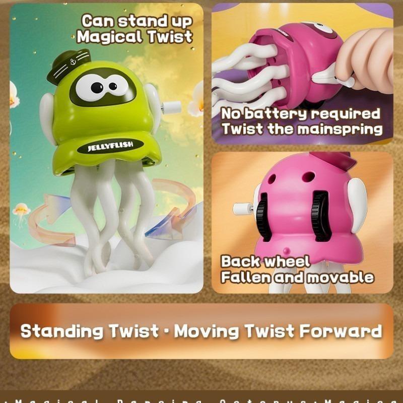 Mainan Penghilang Stres Gurita Menari Ajaib Robot Gurita Joget ABS / Hiburan Kocak / Untuk Hadiah Anak-anak
