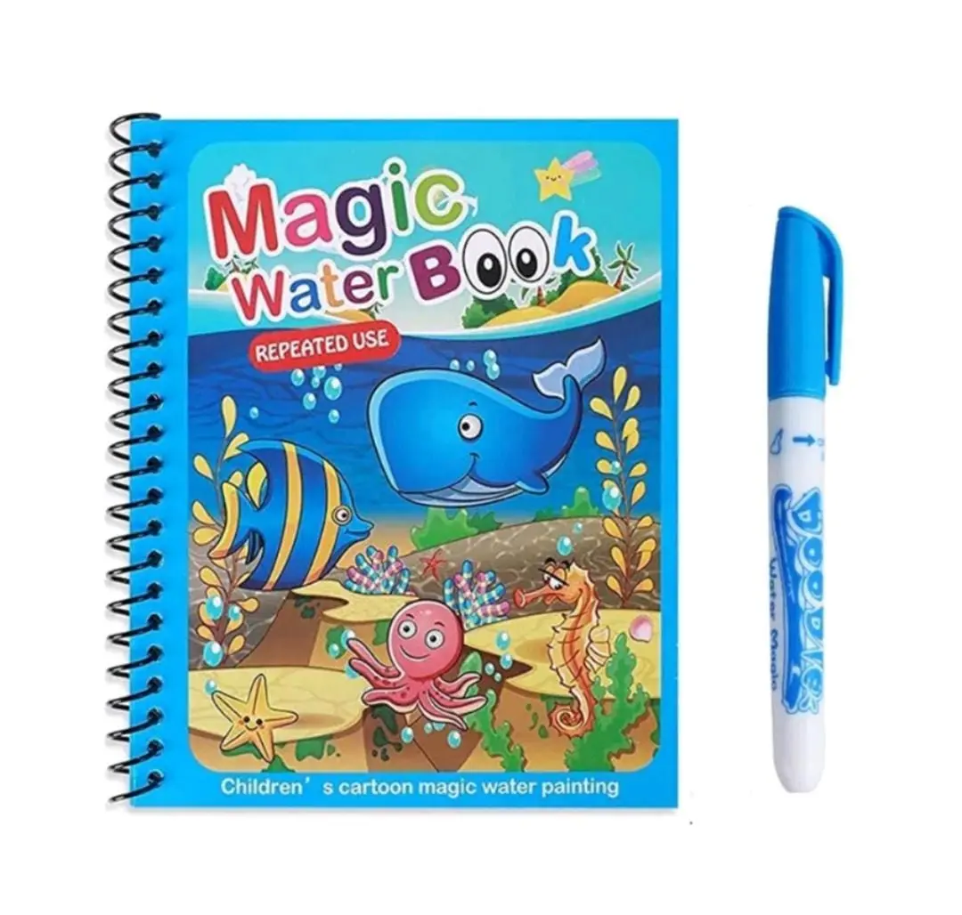 Magic Water Book / Magic Color Book / Buku Mewarnai Anak Kekinian ...