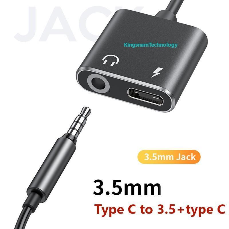 Cáp Chuyển Đổi Type C Thành Cổng Âm Thanh 3.5mm có mic nói Cho Loa Tai Nghe Cáp…