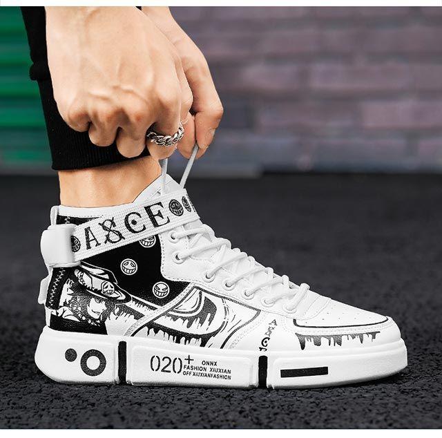 Product Introduction of Spring And Autumn Boys' Shoes Boys AJ High-Top Sports Sneakers 8 Years 9 Big Kids 11 Children 10 White Shoes Girls 12