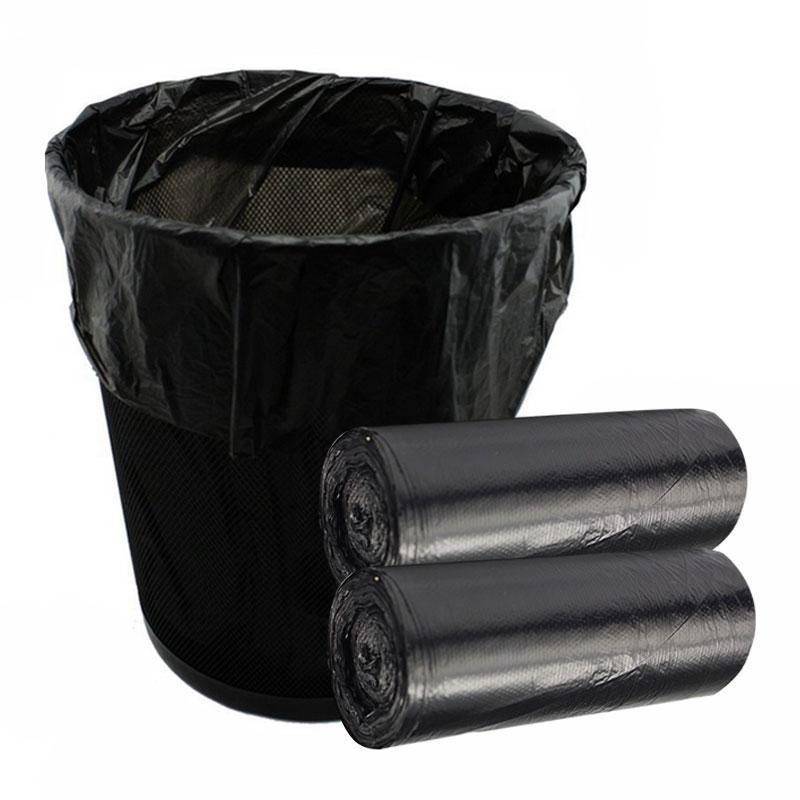 Túi Đựng Rác, Màu Đen, 1 Cuộn / 50 Chiếc, Dùng Làm Túi Rác Vệ Sinh Nhà Vệ Sinh, 50x60cm, K2U8 6