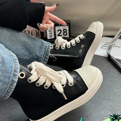 Rick Owens High Black Milk from Shein - TikTok Shop