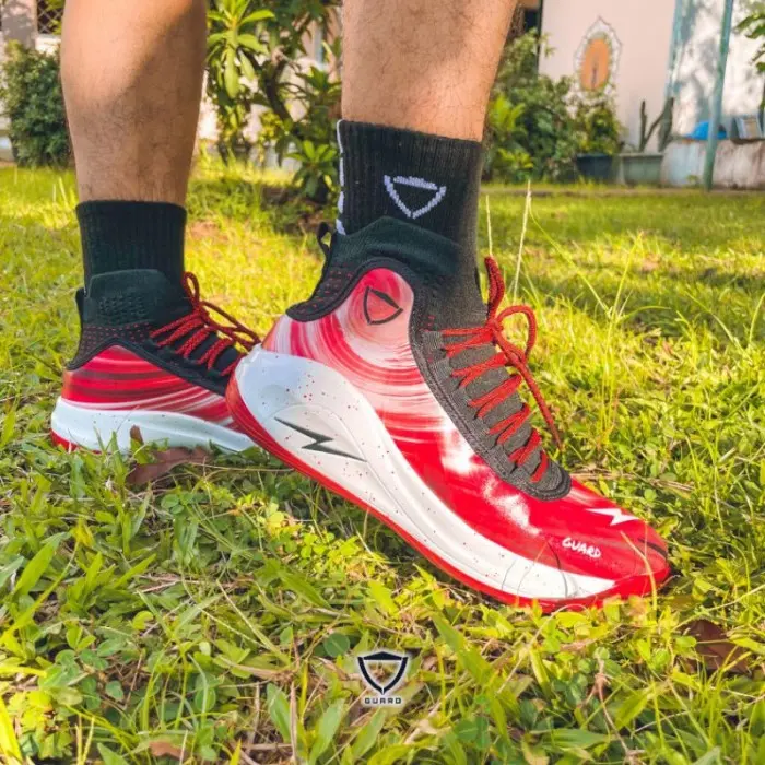 JAMINAN ASLI Sepatu basket original Guard GD 1 brand Indonesia - Putih, 43 BRL26 4