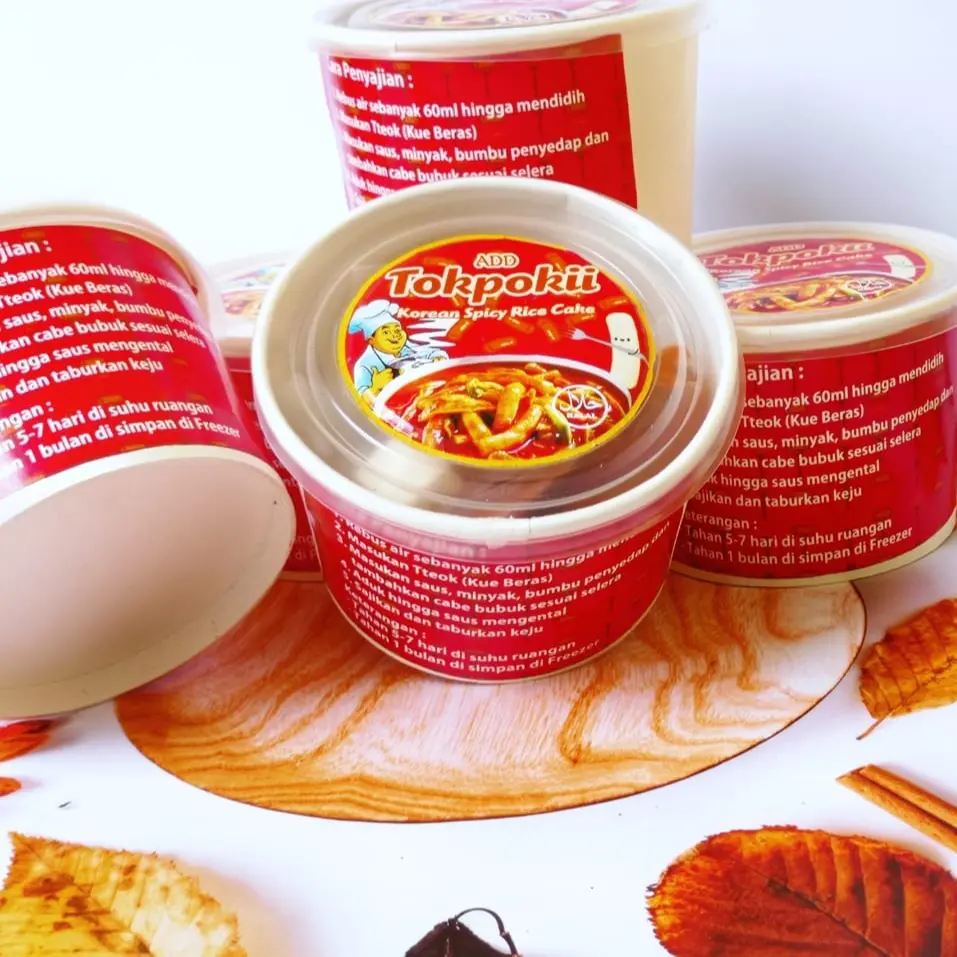 ADD Topokki Instan Mujigae Topoki Kemasan Cup 360ml Food Makanan  Pedas