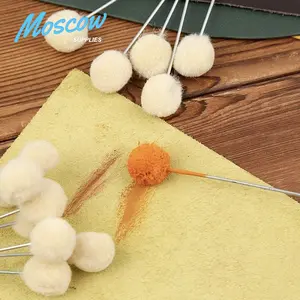 Wool Dauber Alat Aplikator Pewarna Cair / Kuas Pewarna Suede Dan Kulit Shoe