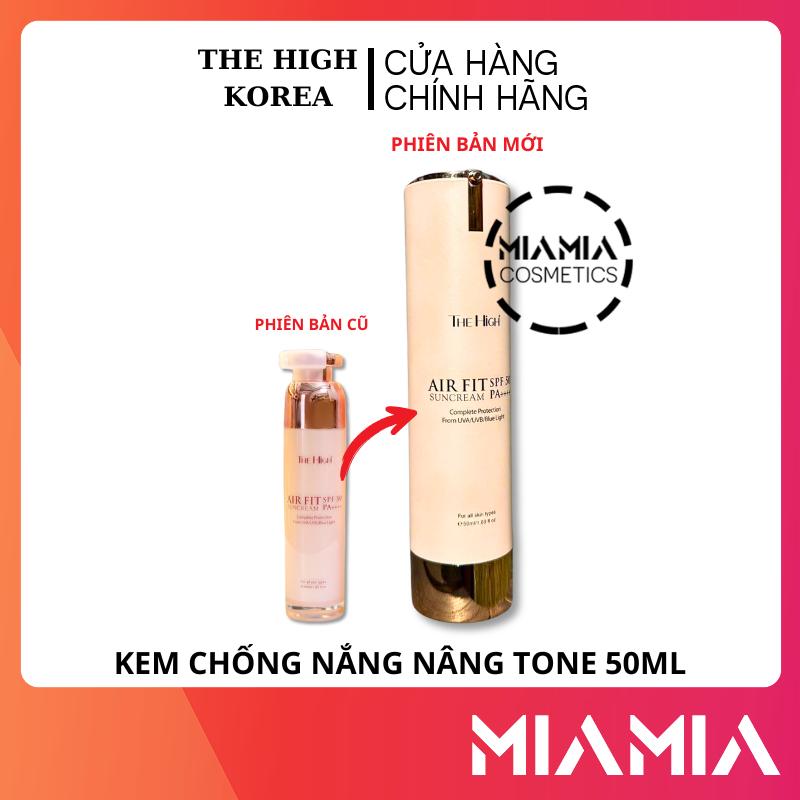 Kem Chống Nắng The High Hàn Quốc Chính Hãng 50ml - Kem Chống Nắng Hỗ Trợ Nâng Tone Da Sáng Hồng Rạng Rỡ