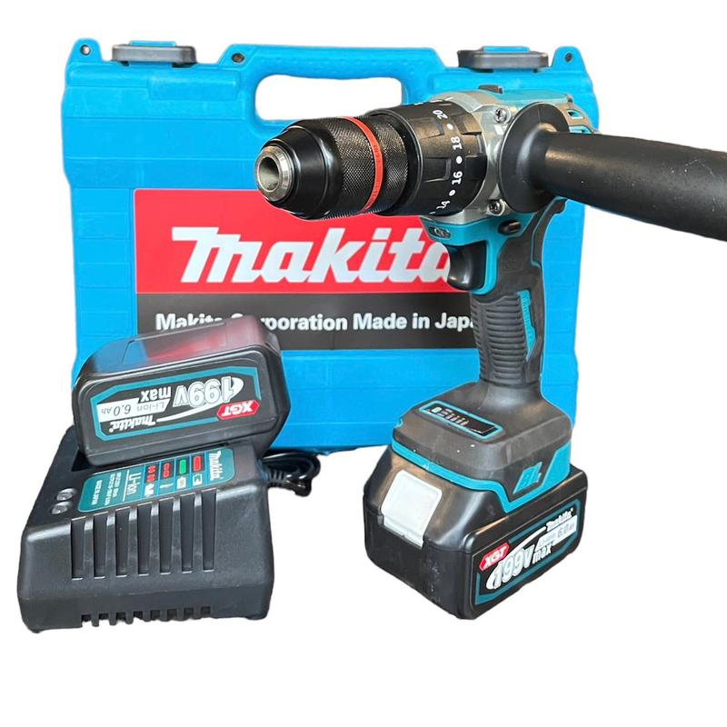 [ HÀNG LOẠI 1 ] Máy Khoan Pin MAKITA 199V Không Than Có Búa, Pin 10 CELL AutoLock 13 Ly maykhoan cam