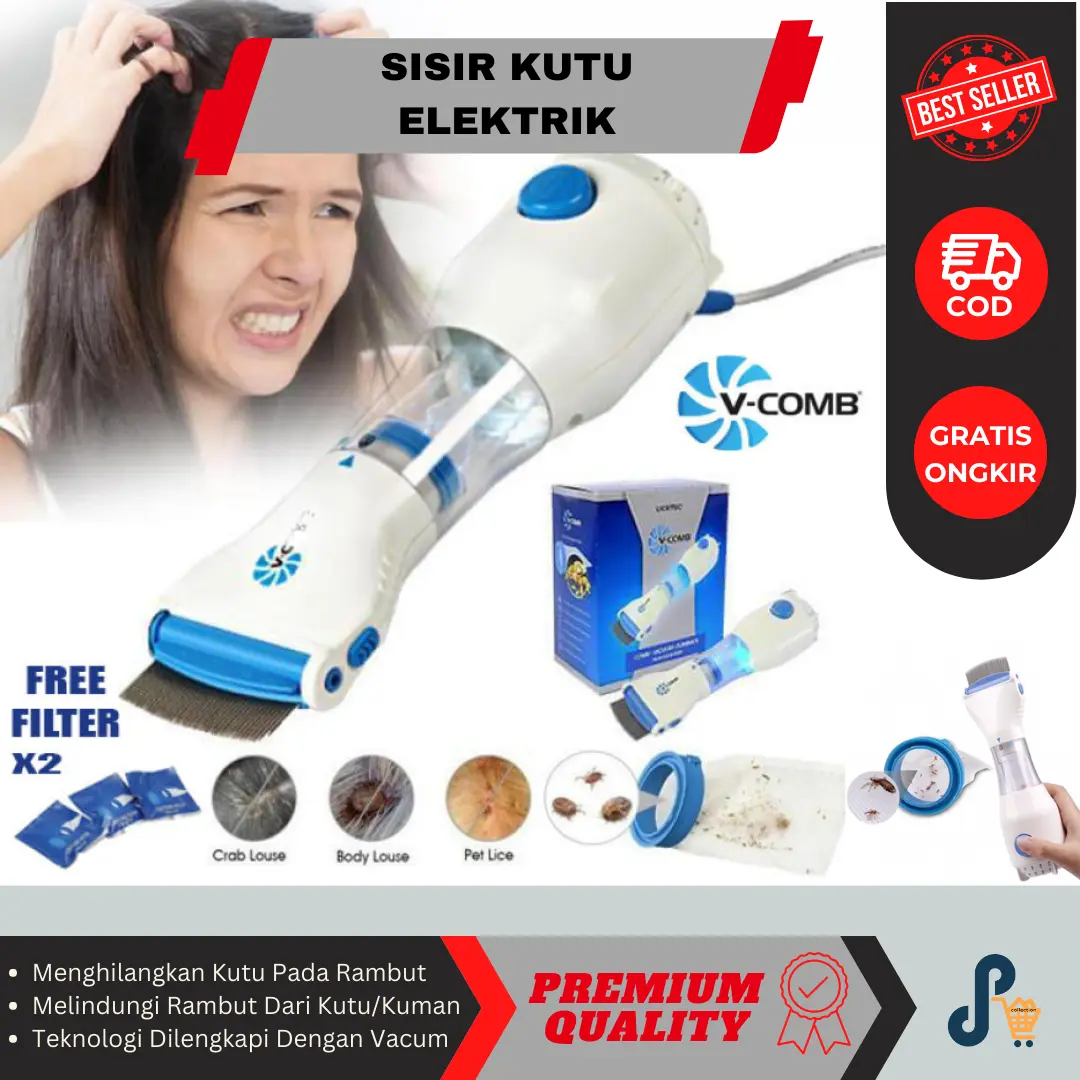 Sisir Kutu Rambut Vakum Elektrik Serta Telurnya Anak Paling Ampuh Mengatasi Gatal Serbaguna Pembersih Serit Electric Penghilang Kutu Anak-anak dan Dewasa Pembasmi Penyedot Penghisap Menghisap Kotoran Sampai Bersih Dari Kutu maupun Viral Terbaru