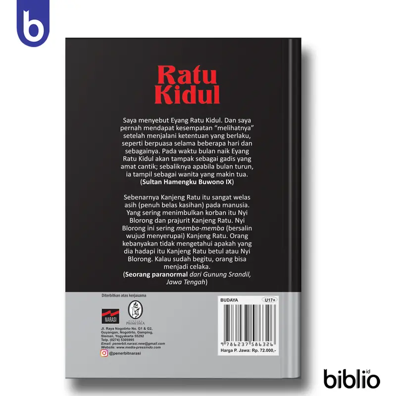 Buku Ratu Kidul - Y. Argo Twikromo (SC/Original) 2