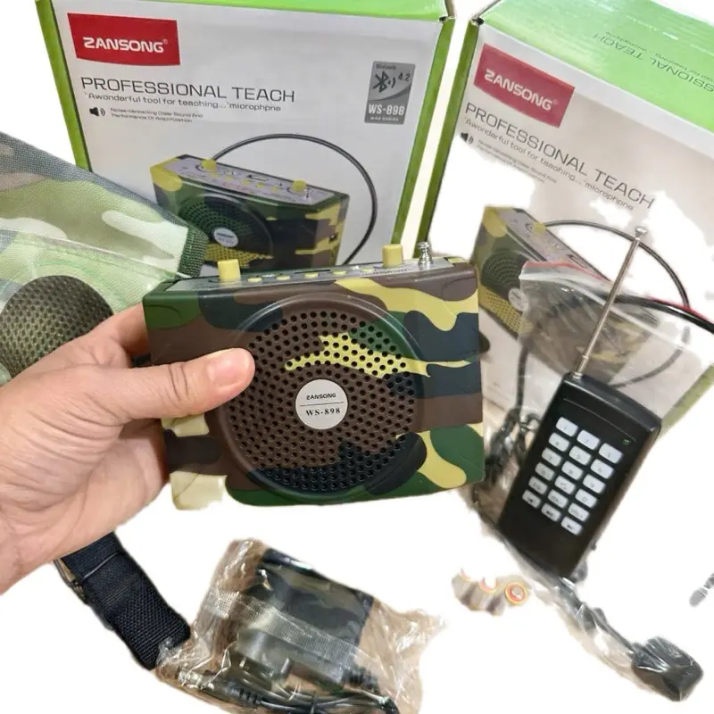 Loa trợ giảng Bluetooth ws898 bẫy chim gọi mồi cực chuẩn 2025 - Nghe Nhạc