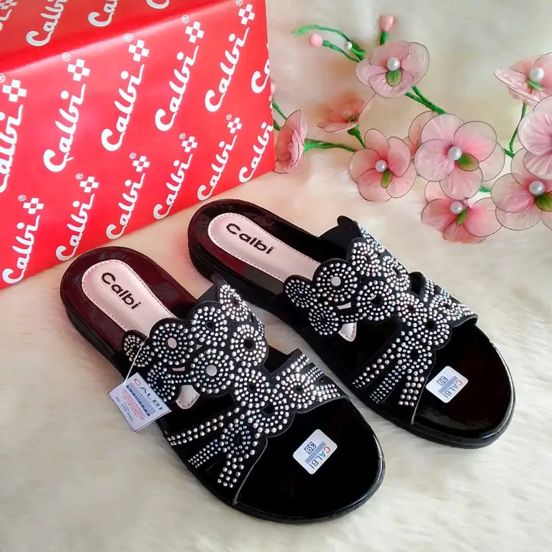 SANDAL WANITA CALBI TEPLEK Luar Ruang 8