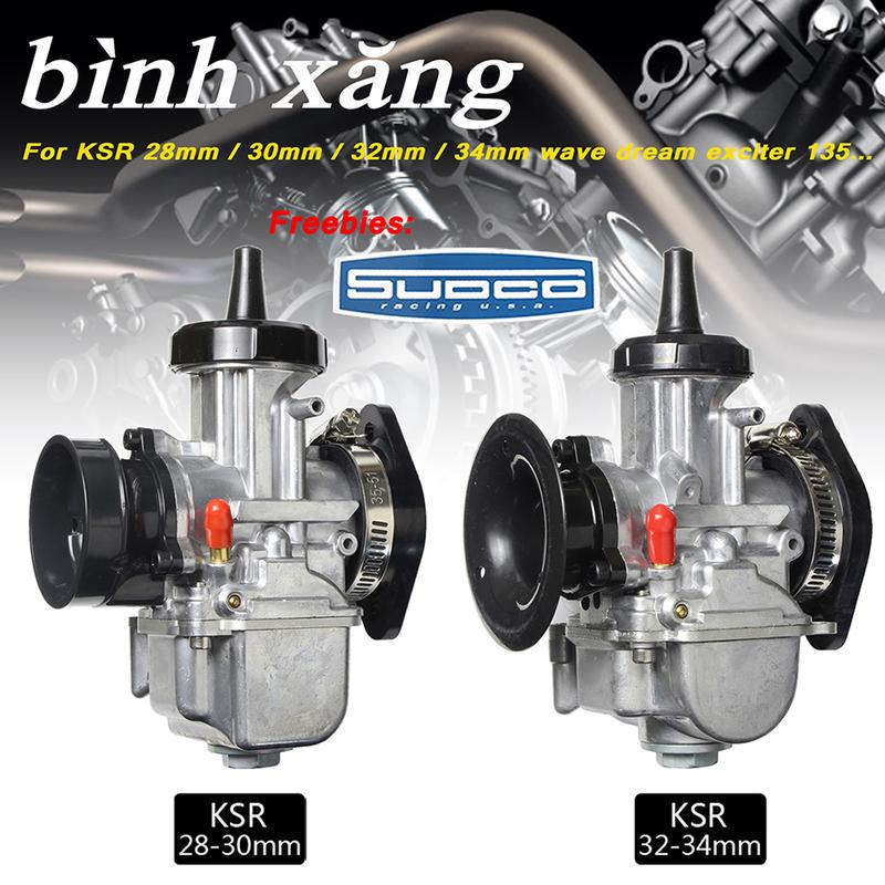  Bình xăng Con nắp chao daytona KSR Koso Ga dẹp họng 28mm   30mm   32mm   34mm wave dream exciter 135   họng gió loa kèm   