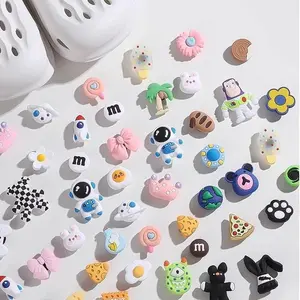 Aksesori dekorasi sandal wanita DIY motif kartun lucu Aksesoris menarik hewan peliharaan kecil