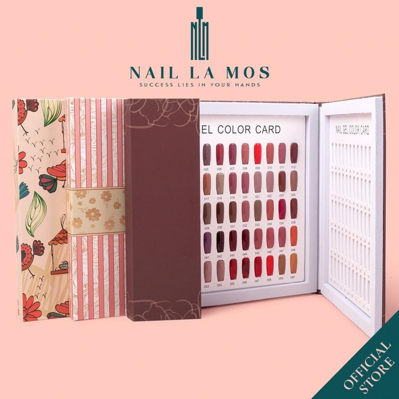 Sổ gắn móng mẫu làm bảng màu nail 120 ô chuyên dụng cho dân làm móng