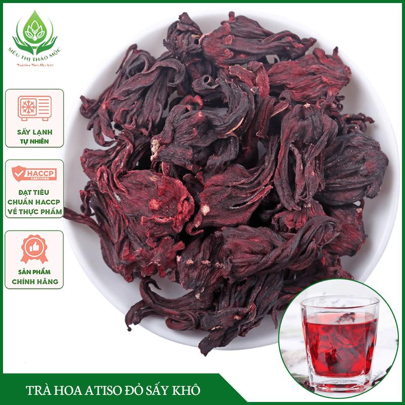 Trà Hoa Atiso Đỏ Sấy Khô Nguyên Nụ Organic