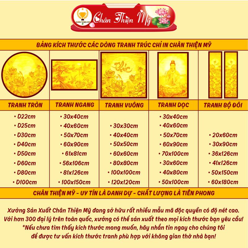 Product Introduction of Đèn Hào Quang Mandala In Tranh Trúc Chỉ CHÂN THIỆN MỸ, Trang Trí Bàn Thờ Phật, Treo Phòng Thờ TC-HQ-66 Decor 23