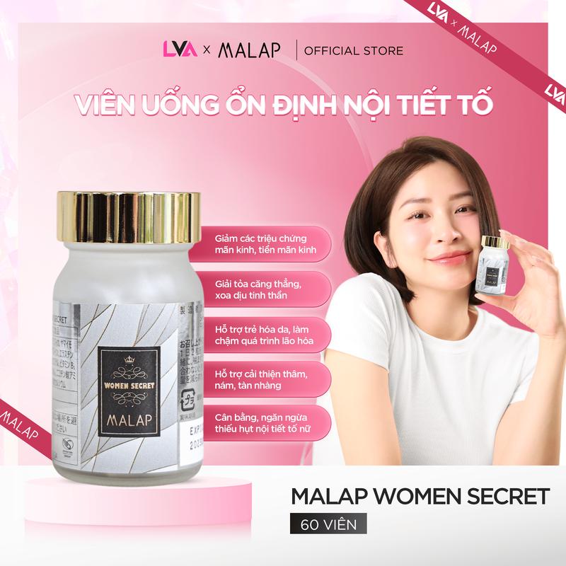 Viên uống ổn định nội tiết tố MALAP Women Secret - Lọ 60 viên