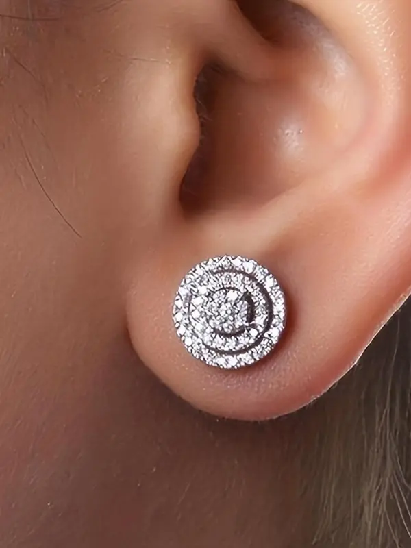 Zircon Decorated  Earrings, Fashionable Earrings for Women & Men, Trendy All-match & Exquisite Jewelry for Birthday Gift 3