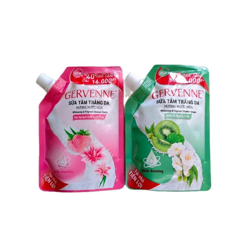 Túi 200g sữa tắm trắng da Gervenne ( Mẫu mới )