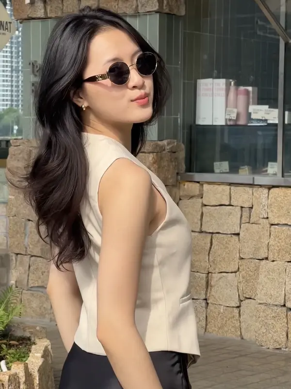 Áo Gilê Nữ cao cấp-thiết kế theo Form chuẩn [Váy Xinh Boutique] Women Top Jean 2