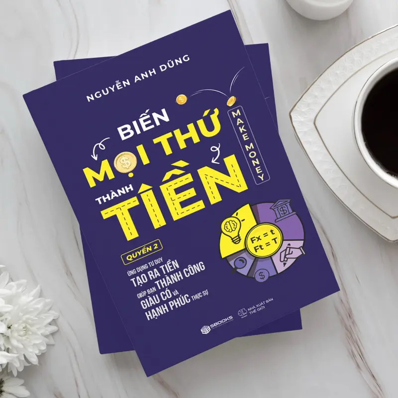 Sách - Combo 4 Cuốn : Tư Duy Ngược + Tư Duy Mở + Biến Mọi Thứ Thành Tiền (Quyển 1 + 2) 8